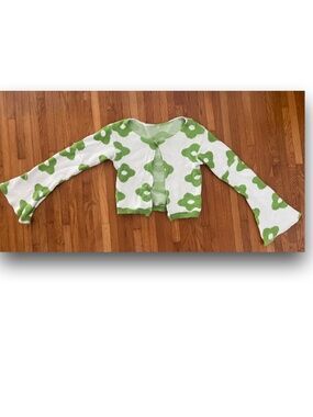 Whimsical Floral Cardigan • XL